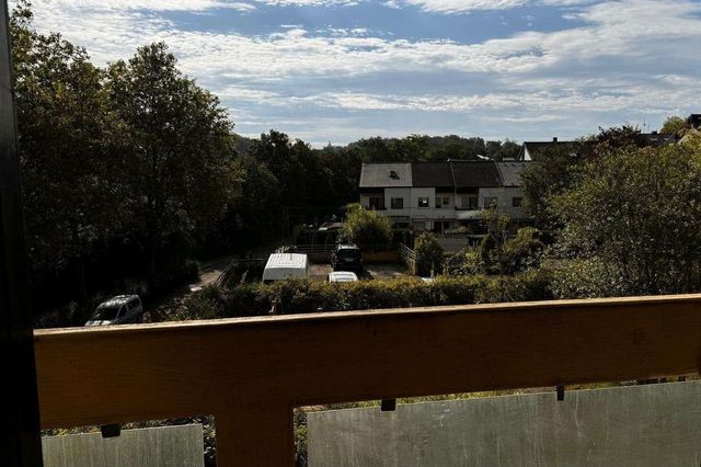Blick vom Balkon