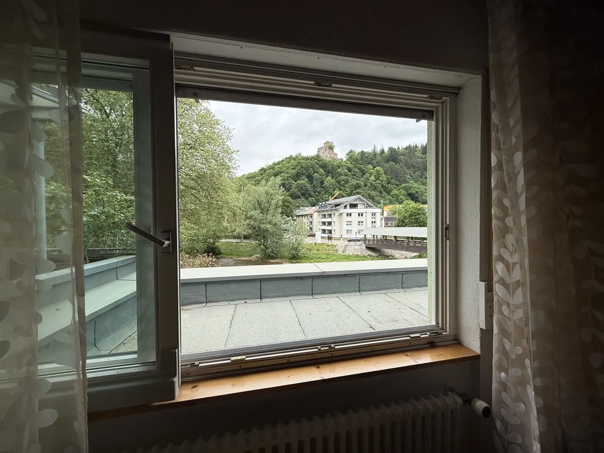 Blick aus dem Obergeschoss