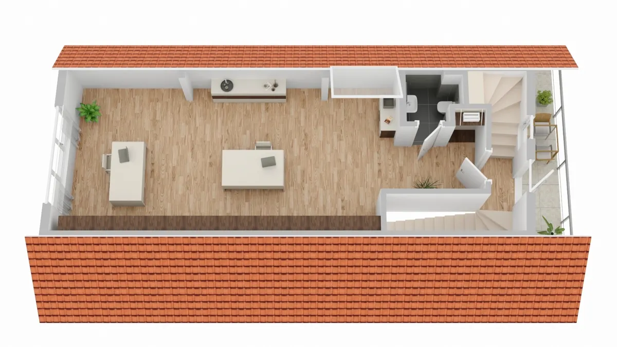 visualisierter Grundriss