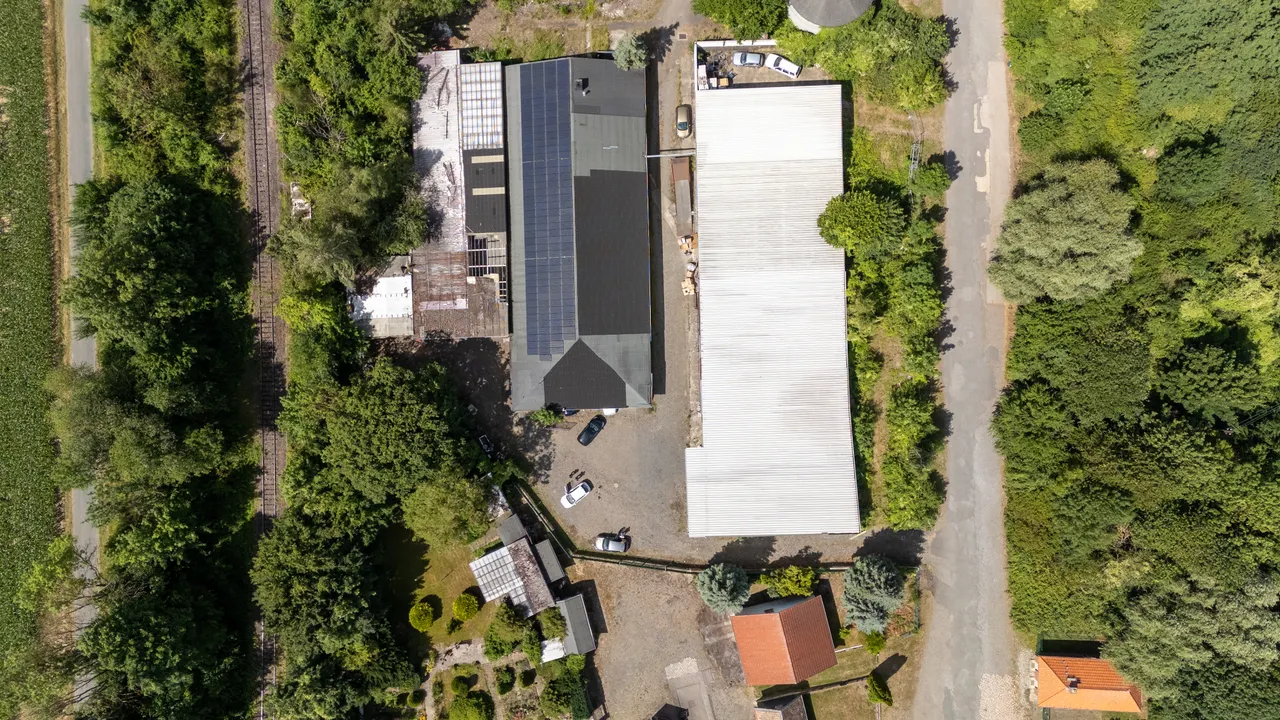 Luftbild der gesamten Anlage