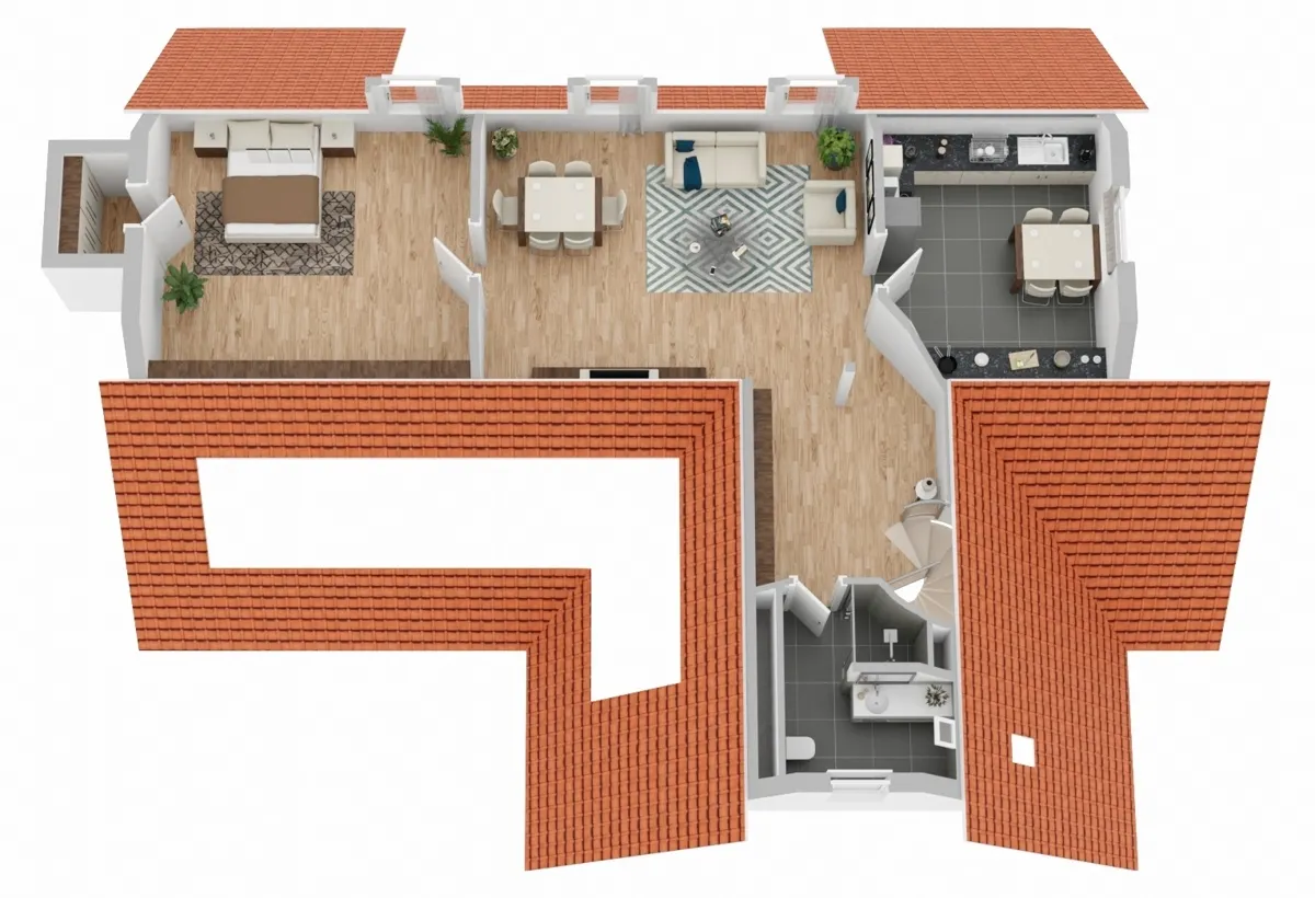 Dachgeschoss - Einliegerwohnung