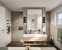 Es handelt sich um unverbindliche Illustrationen mit Sonderausstattungen. Die Bauausführung erfolgt durch das Bauunternehmen