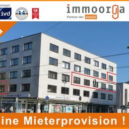 — Vermietet! — Büros im Neusser Zentrum: 
“hoher Werbefaktor – individuell ausbaubar!“