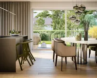 Es handelt sich um unverbindliche Illustrationen mit Sonderausstattungen. Die Bauausführung erfolgt durch das Bauunternehmen