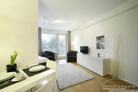 Top Apartment mit Balkon und Blick auf die Wallanlagen
