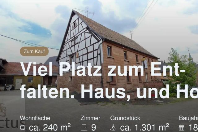 Nicht mehr verfügbar: Viel Platz zum Entfalten. Haus, und Hof