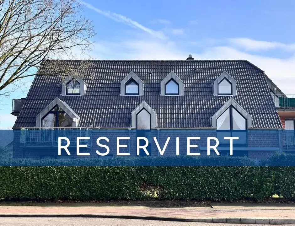 – R E S E R V I E R T – 3 – Zimmer Eigentumswohnung mit Balkon und TG-Stellplatz in Kleve