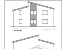 Möglicher Anbau Nord-und Südansicht