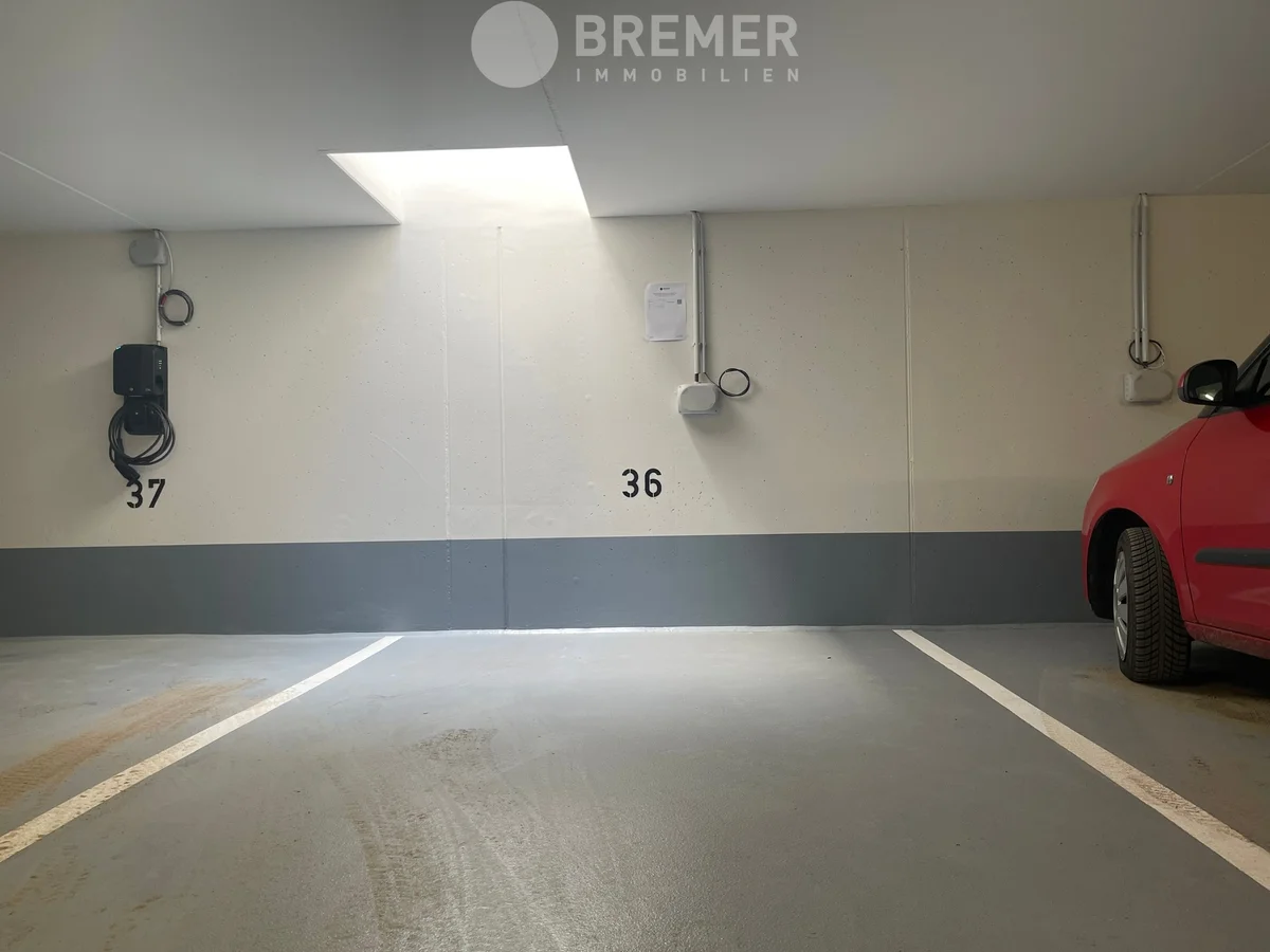 Tiefgaragenstellplatz im Hanseviertel, Anbau einer Wallbox ist möglich