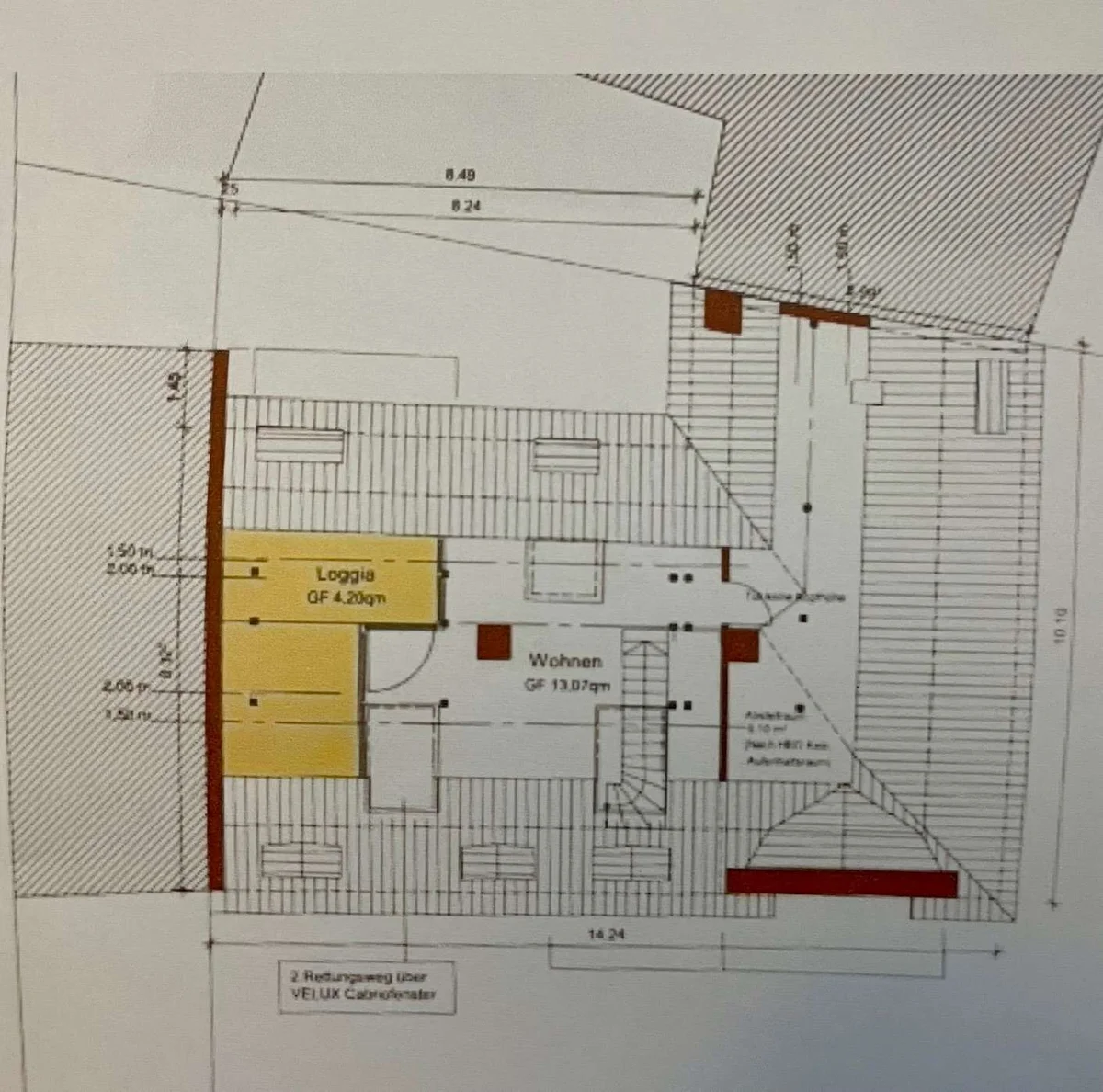 Grundriss 5.OG, Spi