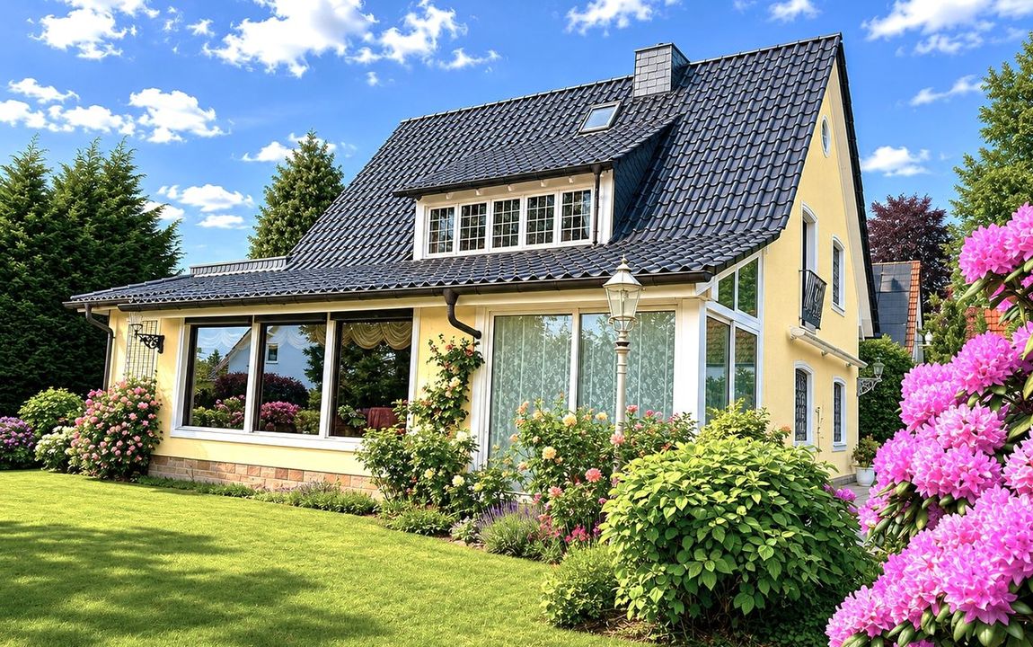 Charmantes Haus mit liebevoll angelegtem Garten!
