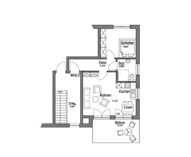 Neubau-Erstbezug! 2-Zimmerwohnung mit Balkon - Foto 4
