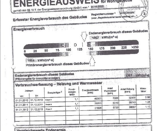 Energieausweis E 704