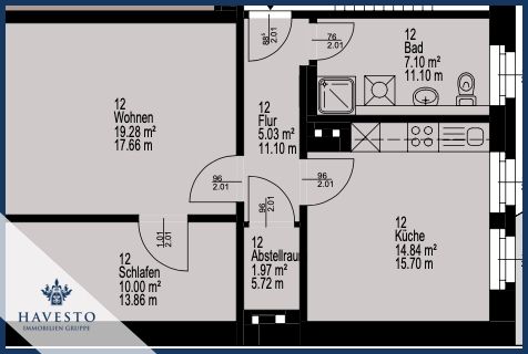 Top Lage Buckau: Attraktive 2-Raumwohnung mit ca. 58 m² – ideal für Singles & Paare - Photo 5