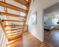 Treppe ins Dachgeschoss