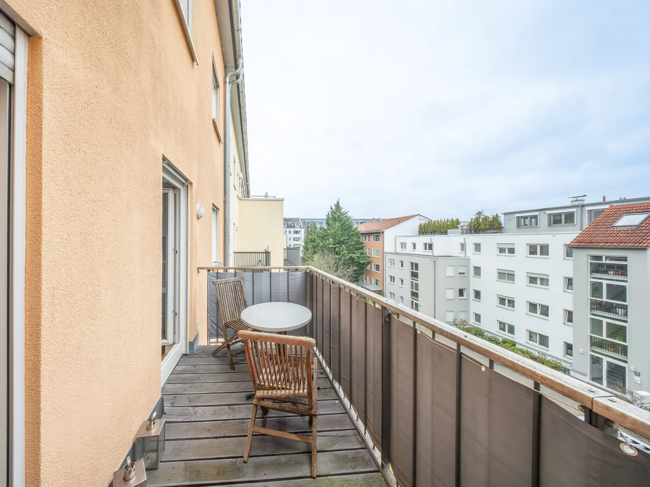 Balkon mit Südausrichtung