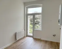 Küche mit kleinem Balkon