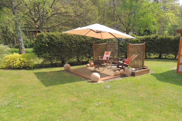 Sitzecke im Garten