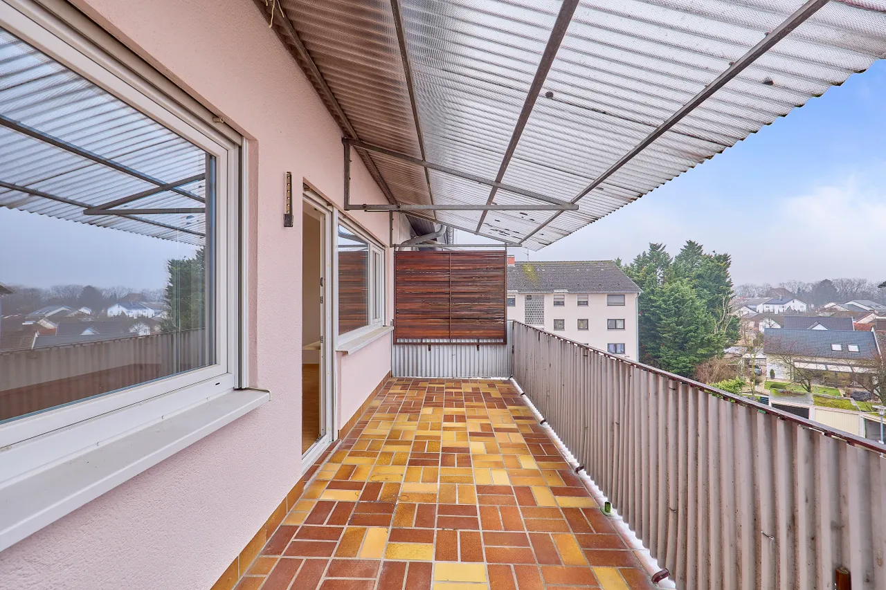 Attraktive, 3-Zimmer-Wohnung mit Balkon in Schwetzingen - Photo 5
