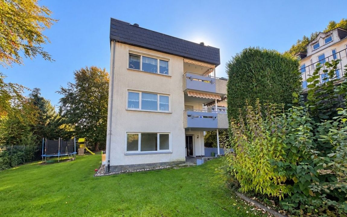 Ca. 89 m² Terrassenwohnung mit Tageslichtbad, Gäste-WC, Garage unterm Hohenlimburger Schloss