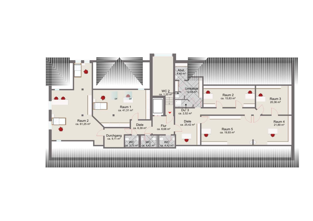 DG Grundriss Einheiten 6 und 7