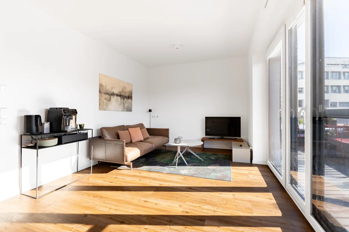 Der Loungebereich mit herrlicher Aussicht