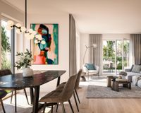 Es handelt sich um unverbindliche Illustrationen mit Sonderausstattungen. Die Bauausführung erfolgt durch das Bauunternehmen