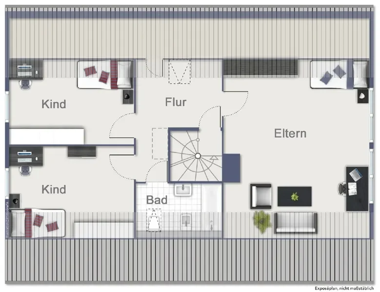 Grundriss Dachgeschoss