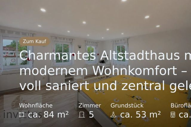 Neu im Angebot: Charmantes Altstadthaus mit modernem Wohnkomfort – liebevoll saniert und zentral gelegen