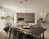 Es handelt sich um unverbindliche Illustrationen mit Sonderausstattungen. Die Bauausführung erfolgt durch das Bauunternehmen