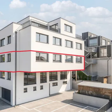 Exklusive Gewerbefläche im 2. Obergeschoss – Innenausbau durch Mieter