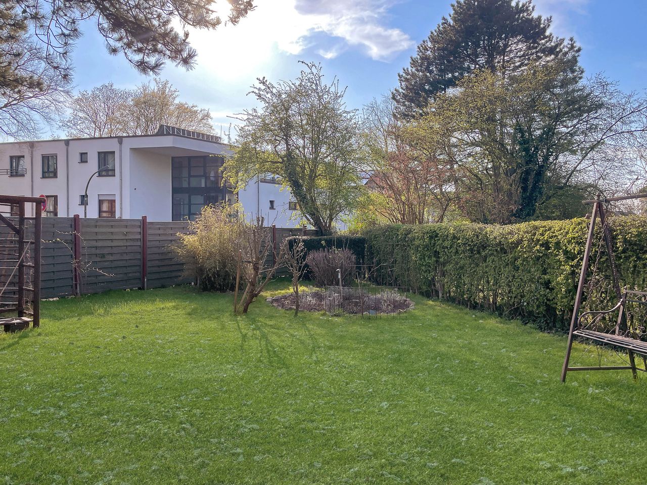 Garten in Westausrichtung