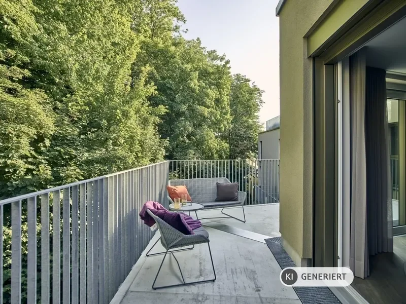 KI-generiert: Balkon