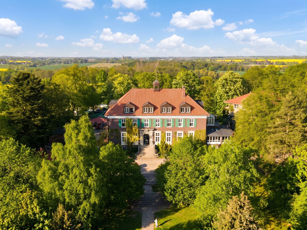 Blick auf das Gutshaus