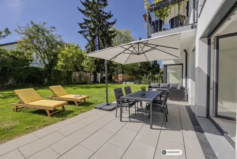 KI-generiert: Terrasse