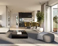 Es handelt sich um unverbindliche Illustrationen mit Sonderausstattungen. Die Bauausführung erfolgt durch das Bauunternehmen