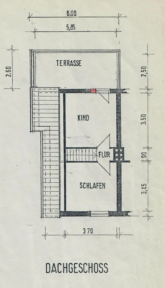 Grundriss Dachgeschoss