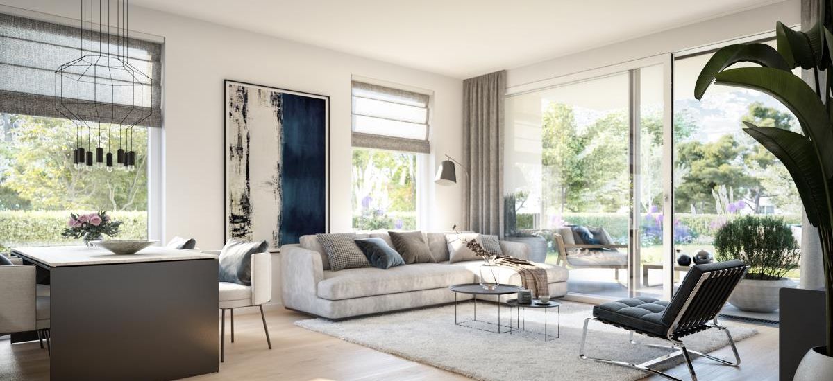 Im Bau! Reduziert und elegant. Zeitlose Garten-Eigentumswohnung.