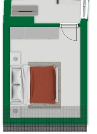 Grundriss-Skizze Obergeschoss rechtes Haus
