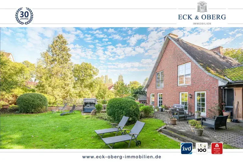 Villa mit besonderem Charme - 7 Zimmer und ein traumhafter Garten in Molfsee