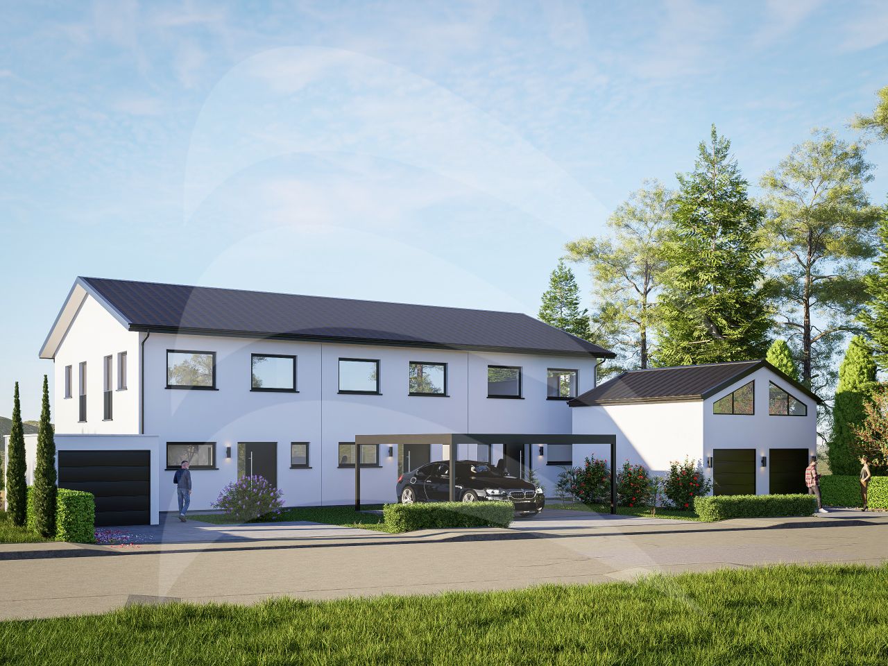 Neubau mit Traumblick: Energieeffizientes Reiheneckhaus in Denkhof