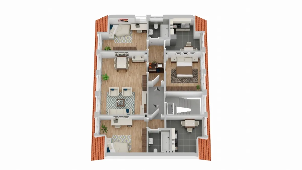 Grundriss Dachgeschoss 57