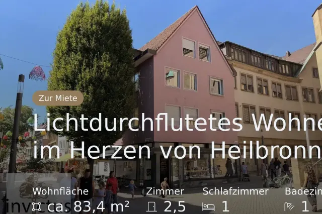 Neu im Angebot: Lichtdurchflutetes Wohnen im Herzen von Heilbronn