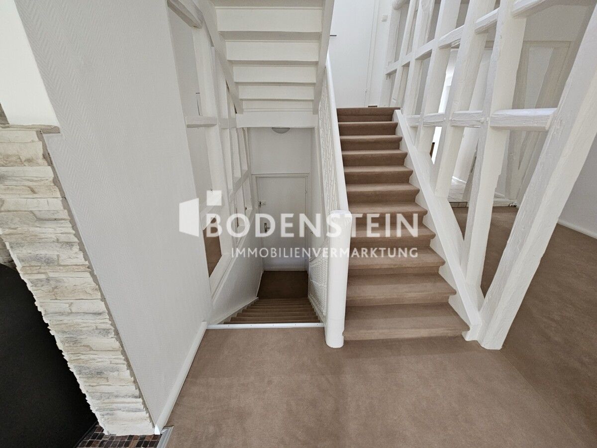 Maisonette Wohnung – Treppe mit Fachwerk