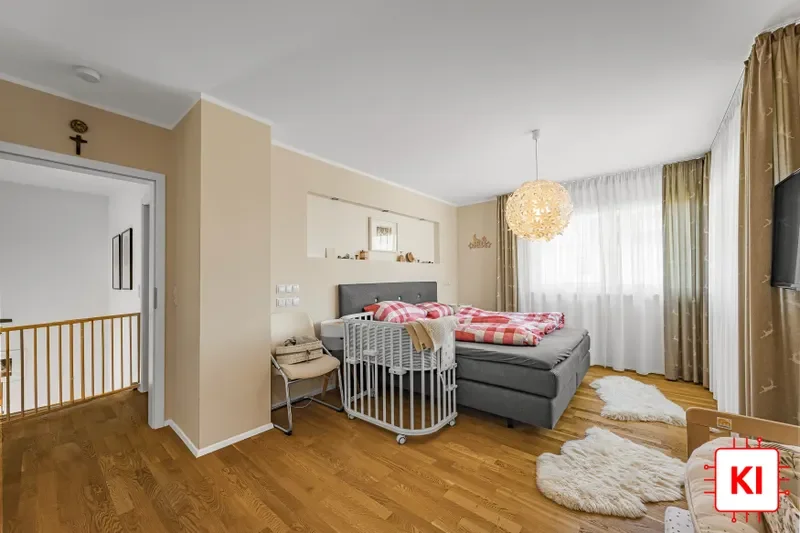 KI-generiert: Schlafzimmer