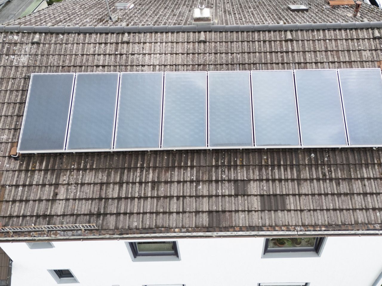 Thermische Solaranlage für Warmwasser