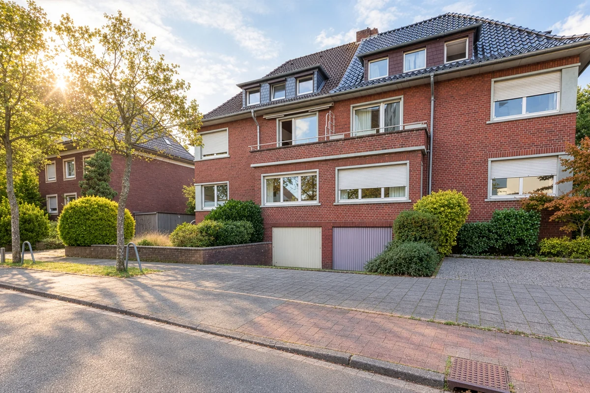 Hausansicht Straße