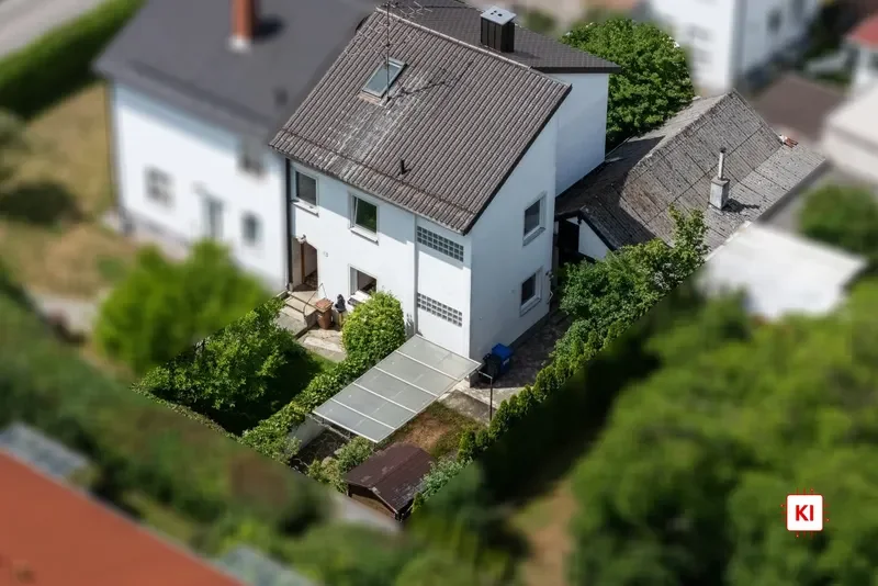 KI-generiert: Hausansicht