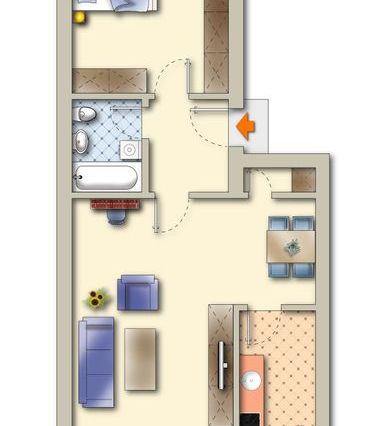 Grundriss Wohnung