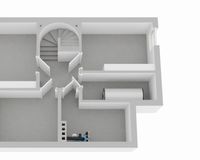 Grundriss Kellergeschoss (nicht maßstabsgetreu)